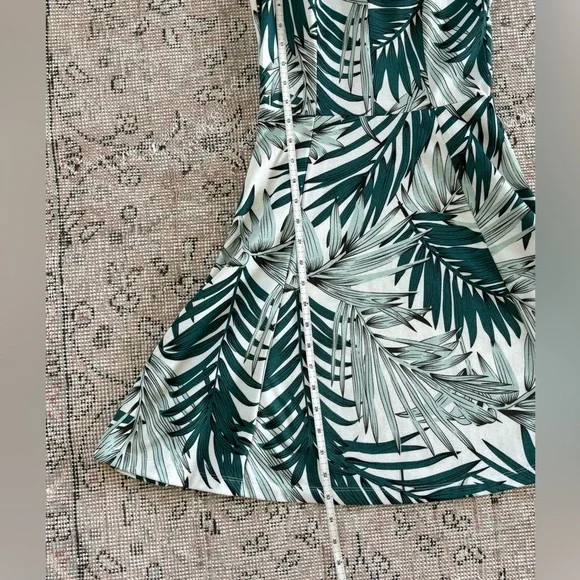 H&M summer dresses bundle palms green black white XS skater - Picture 3 of 6